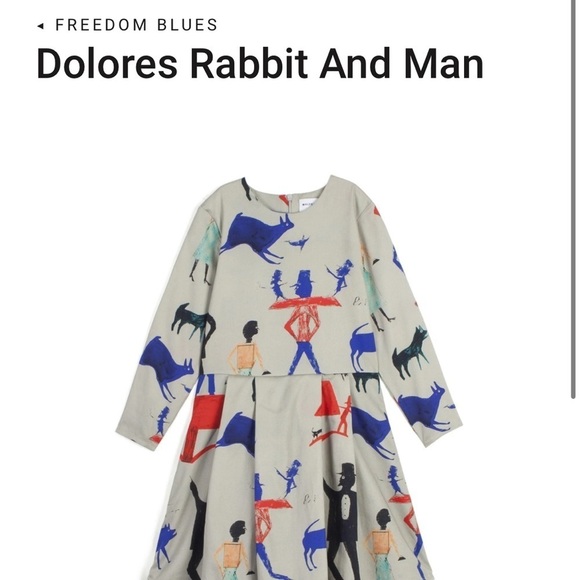 Wolf & Rita Dolores rabbit and man dress